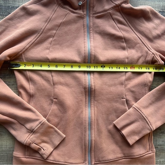 Lululemon Womens Desert Sun Full Zip Scuba Hoodie Size 10 - Picture 3 of 7